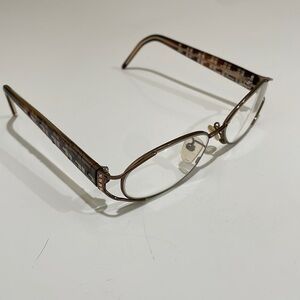 ⭐️Fendi Brown Logo Eyeglass Frames—BEAUTIFUL!  Excellent Condition!! Crystals